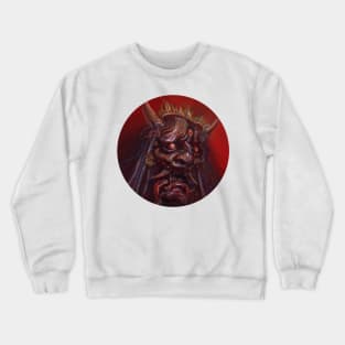 Awesome Heavy Metal Hannya Oni Devil Demon Crewneck Sweatshirt